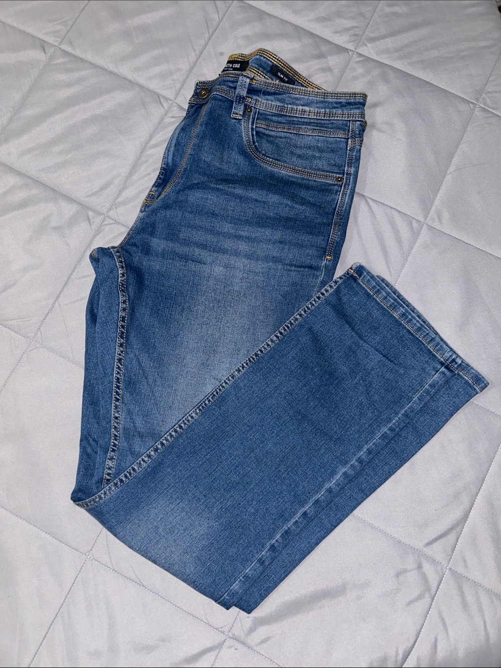 Kenneth Cole New York Men's Blue Jeans